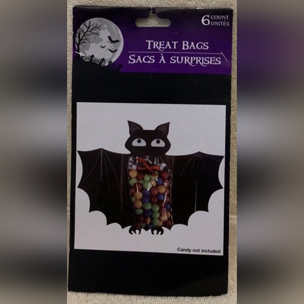 Halloween Bat Treat Bags